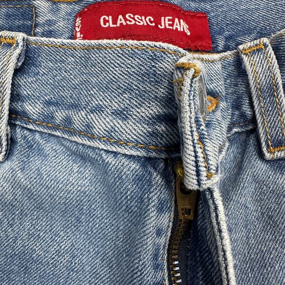 Levi's VTG Classic Jean Shorts SZ S Light Wash Denim Distressed Mid Rise Cut-Off - Picture 2 of 8